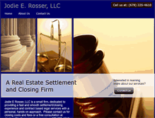 Tablet Screenshot of jodierosserclosings.com
